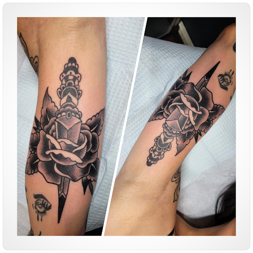 Explore small tattoo ideas on back, creative tattoo ideas in Libertyville, available at Lucky Seven Tattoo