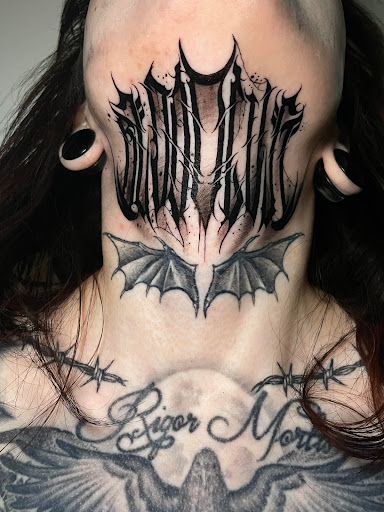 Explore patch work tattoo ideas, creative tattoo ideas in Fort Pierce, available at Goodfellas Tattoo & Body Piercing