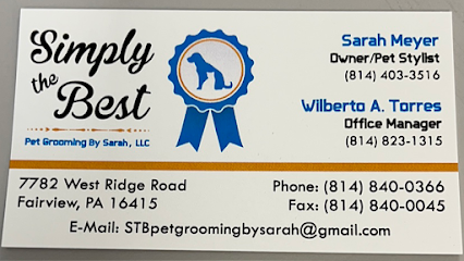 Simply The Best Pet Grooming By Sarah LLC