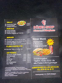 Menu du Döner Shop à Stuttgart