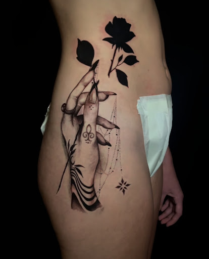 Explore texas tattoo ideas for men, creative tattoo ideas in Venice, available at Ink Monkey Tattoo and Piercing