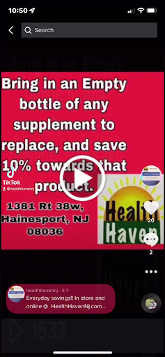 Restaurant «Health Haven Market», reviews and photos, 1381 NJ-38, Hainesport, NJ 08036, USA