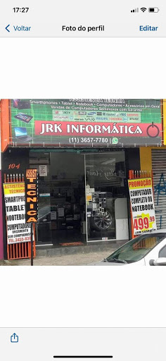 Logo da empresa - JRK Informática