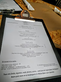 Paper Plane à Nice menu