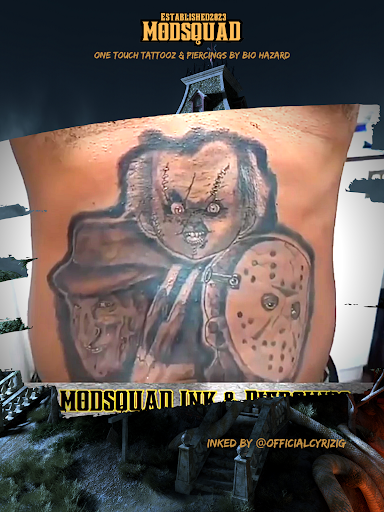 Explore tattoo ideas of strength, creative tattoo ideas in Hagerstown, available at ONE Touch Tattooz (Mod Squad)