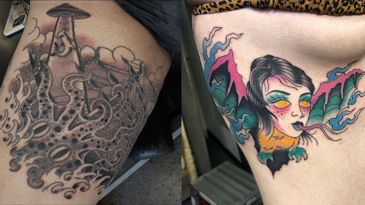 Explore 8 ball tattoo ideas, creative tattoo ideas in Saint Paul, available at Black Coffin Tattoo