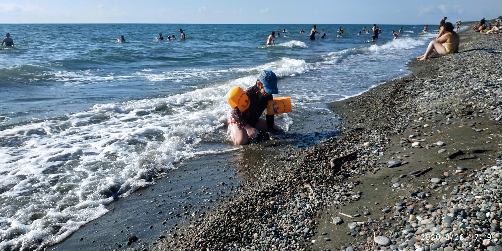 Foto van Kobuleti beach IV met recht en lang