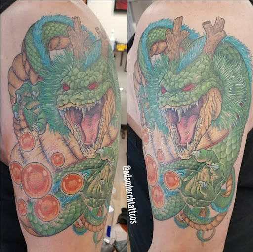 Explore tattoo ideas for guys shoulder, creative tattoo ideas in Whitehall, available at Legion Tattoo Gallery