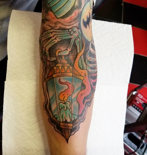 Explore american football tattoo ideas, creative tattoo ideas in Milwaukee, available at Atomic Tattoos