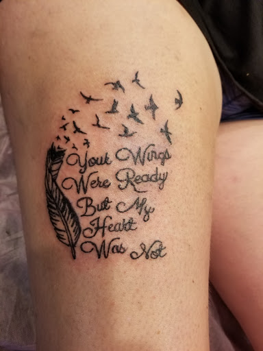 Explore narrow tattoo ideas, creative tattoo ideas in Davis, available at SIX GUN SOUND TATTOO