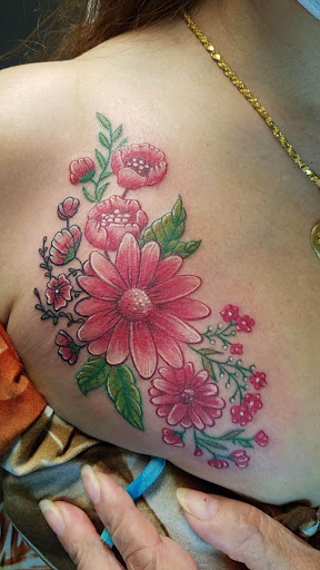 Explore wine glass tattoo ideas, creative tattoo ideas in Athens, available at United Ink Tattoos and Body Piercings