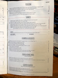 Chai 33 à Paris menu
