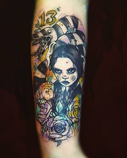 Explore neo traditional tattoo ideas, creative tattoo ideas in Benton, available at Spectrum Tattoo