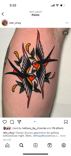 Explore let go tattoo ideas, creative tattoo ideas in Spartanburg, available at The Gallery Tattoo Shop Spartanburg