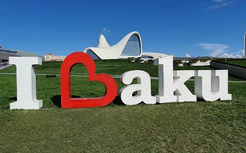 I Love Baku sign image