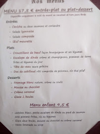 L'Auberge à Lyon menu