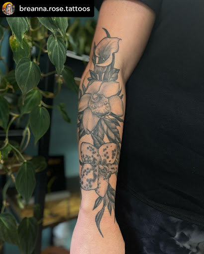 Explore music sleeve tattoo ideas, creative tattoo ideas in Ocala, available at The Tattoo Gallery of Ocala LLC