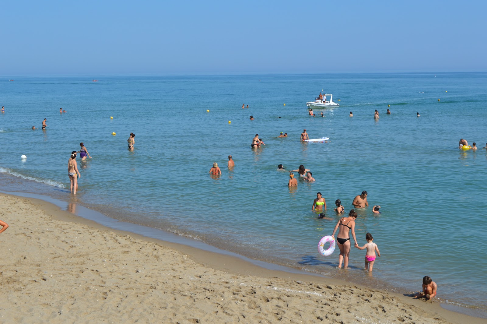 Marina di Lesina的照片 带有碧绿色水表面