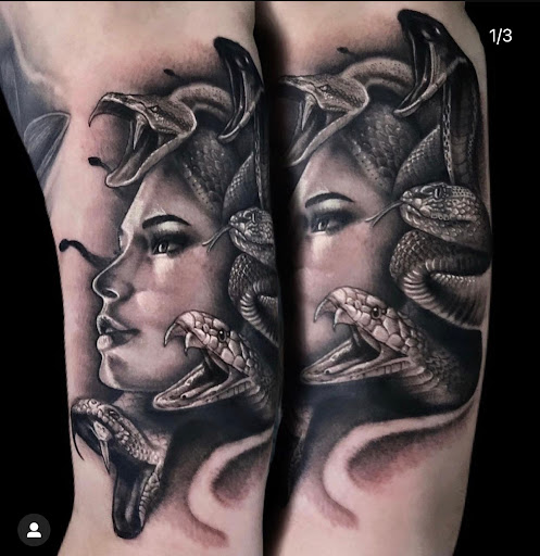 Explore step daughter tattoo ideas, creative tattoo ideas in Fort Oglethorpe, available at The Helm Tattoo & Piercing