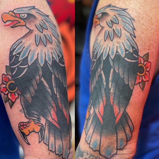 Explore pectoral tattoo ideas, creative tattoo ideas in Lake Villa, available at Eternal Tiger Tattoo