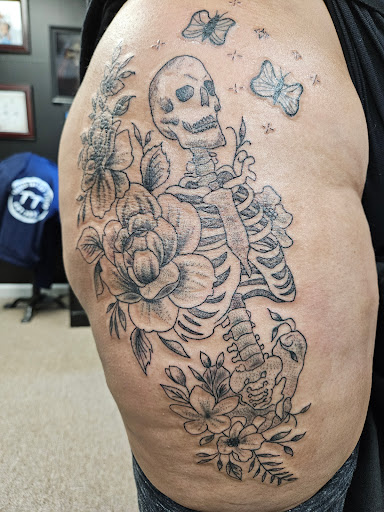 Explore orchid tattoo ideas, creative tattoo ideas in Bloomsburg, available at Tuccis Tattoo & Piercings Studio