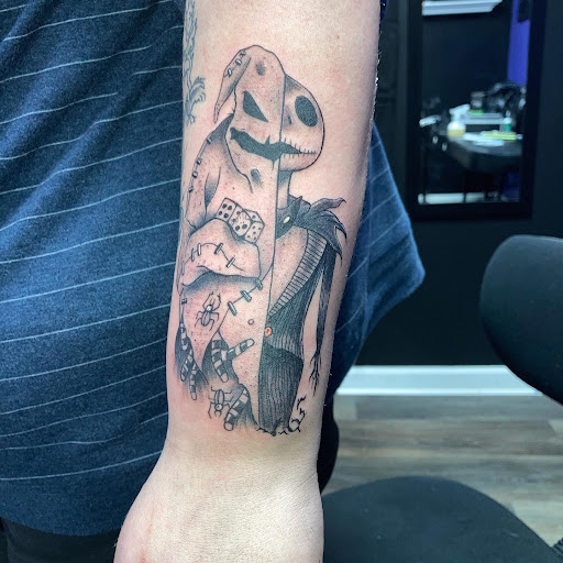 Explore sternum tattoo ideas for females, creative tattoo ideas in Williamsburg, available at Relentless Ink