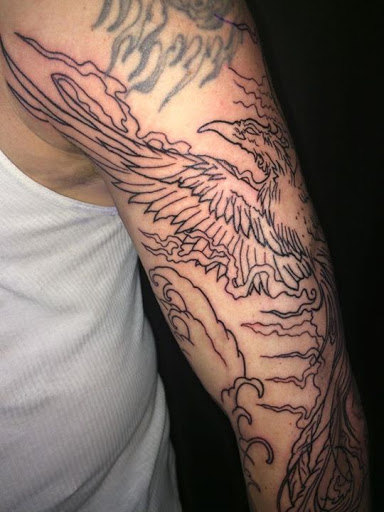 Explore tribal half sleeve tattoo ideas, creative tattoo ideas in Fredericksburg, available at Figure 8 Ink Studios