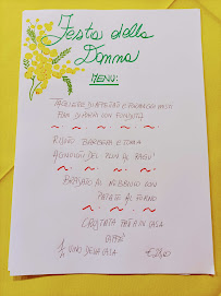 Trattoria La Rognosa à Sestriere menu