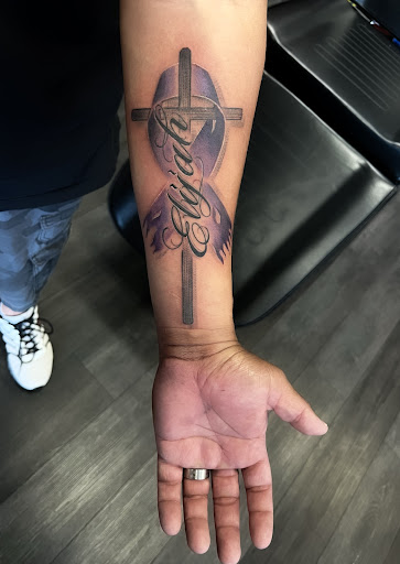 Explore microphone tattoo ideas, creative tattoo ideas in Silver City, available at Independent Ink Tattoo