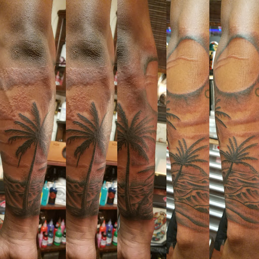 Find best shoulder tattoo ideas for your next unique tattoo in Lakewood at Union Ave Tattoo Company