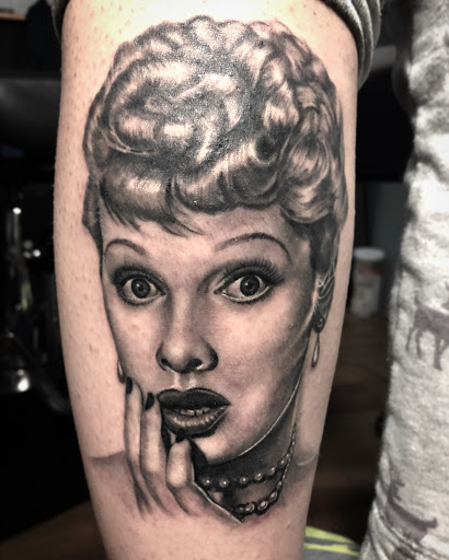 Explore rock music tattoo ideas, creative tattoo ideas in Milford, available at Inkhouse 203