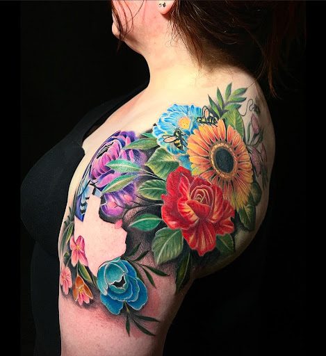 Explore tnt tattoo ideas, creative tattoo ideas in Montgomery, available at Flying Eye Tattoo Studio