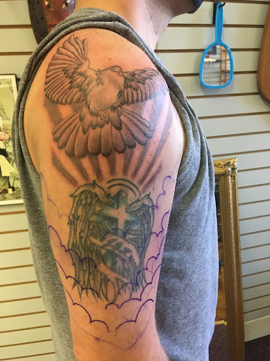 Explore impulse tattoo ideas, creative tattoo ideas in Eureka Springs, available at Sailors Luck Tattoo