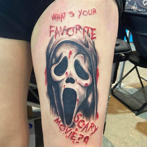 Explore inner biceps tattoo ideas, creative tattoo ideas in Memphis, available at Sinister Tattoo