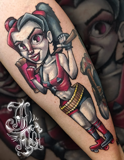 Explore amore tattoo ideas, creative tattoo ideas in Lombard, available at New Hope Tattoo