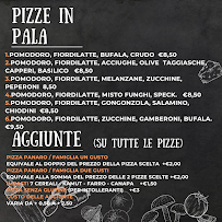 Menu du Pizza forma à Noventa Vicentina