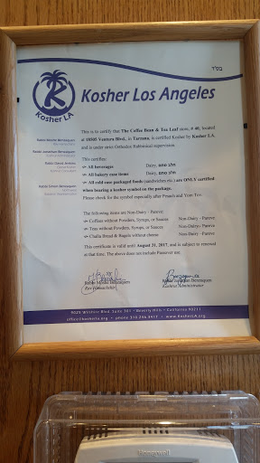 Coffee Shop «The Coffee Bean & Tea Leaf», reviews and photos, 18505 Ventura Blvd, Tarzana, CA 91356, USA