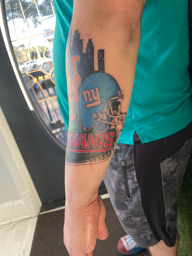 Explore sibling matching tattoo ideas, creative tattoo ideas in Cocoa, available at Rorschach Tattoo Shop and Piercing Studio