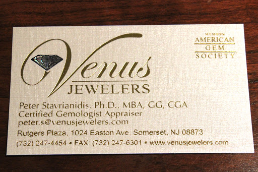 Jewelry Store «Venus Jewelers», reviews and photos, 1024 Easton Ave, Somerset, NJ 08873, USA