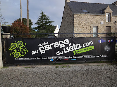 Au garage du vélo à Arzal