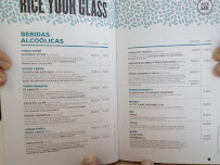 Rice ME em Lisbon menu n° 9