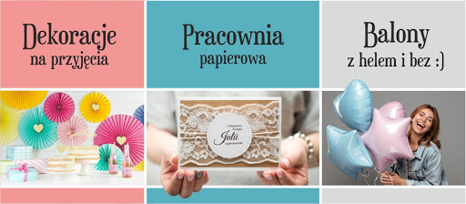 Rozwesel.pl | Dekoracje przyjęcia - sklep | Balony z helem | Pracownia zaproszeń