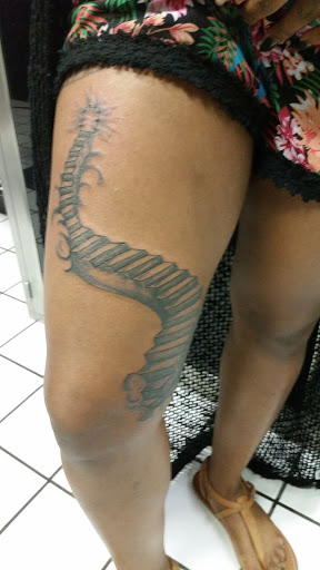 Explore outdoorsman tattoo ideas, creative tattoo ideas in Erie, available at EliKingInk