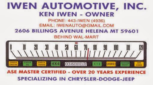Auto Repair Shop «Iwen Automotive», reviews and photos, 2606 Billings Ave, Helena, MT 59601, USA