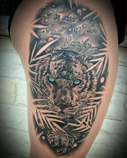 Explore dates tattoo ideas, creative tattoo ideas in Lakeview, available at Backwoods Tattoo Studio