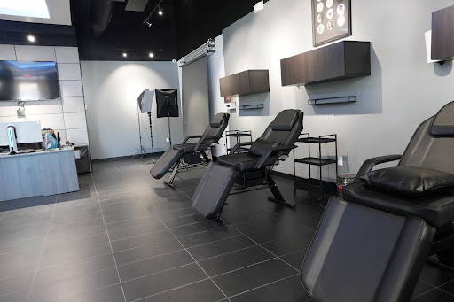 Explore massage therapy tattoo ideas, creative tattoo ideas in Houston, available at Black Swan Tattoo Studio