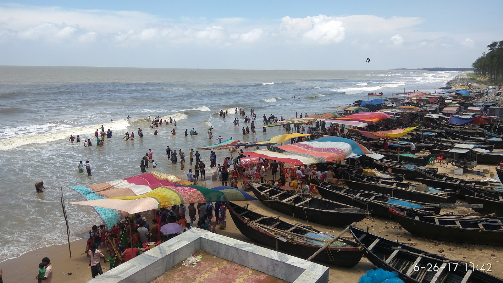 Photo of Udaypur Sea Beach New with partly clean level of cleanliness