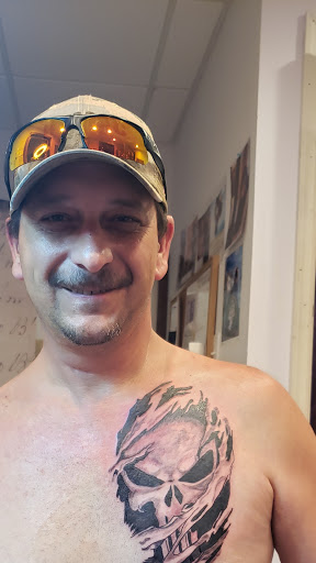 Explore lat long tattoo ideas, creative tattoo ideas in Davis, available at SIX GUN SOUND TATTOO