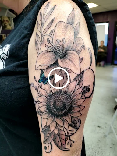 Explore hip thigh tattoo ideas, creative tattoo ideas in Greenville, available at Empire Ink LLC