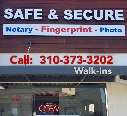 #1 All Safe & Secure Live Scan Fingerprint & Notary